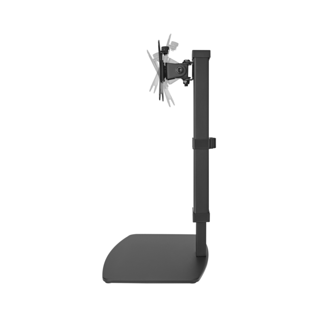 Suporte giratório para secretária, inclui 1 monitor de 8 kg (17-32 polegadas), preto.