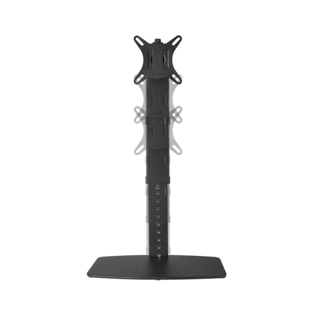 Suporte giratório para secretária, inclui 1 monitor de 8 kg (17-32 polegadas), preto.