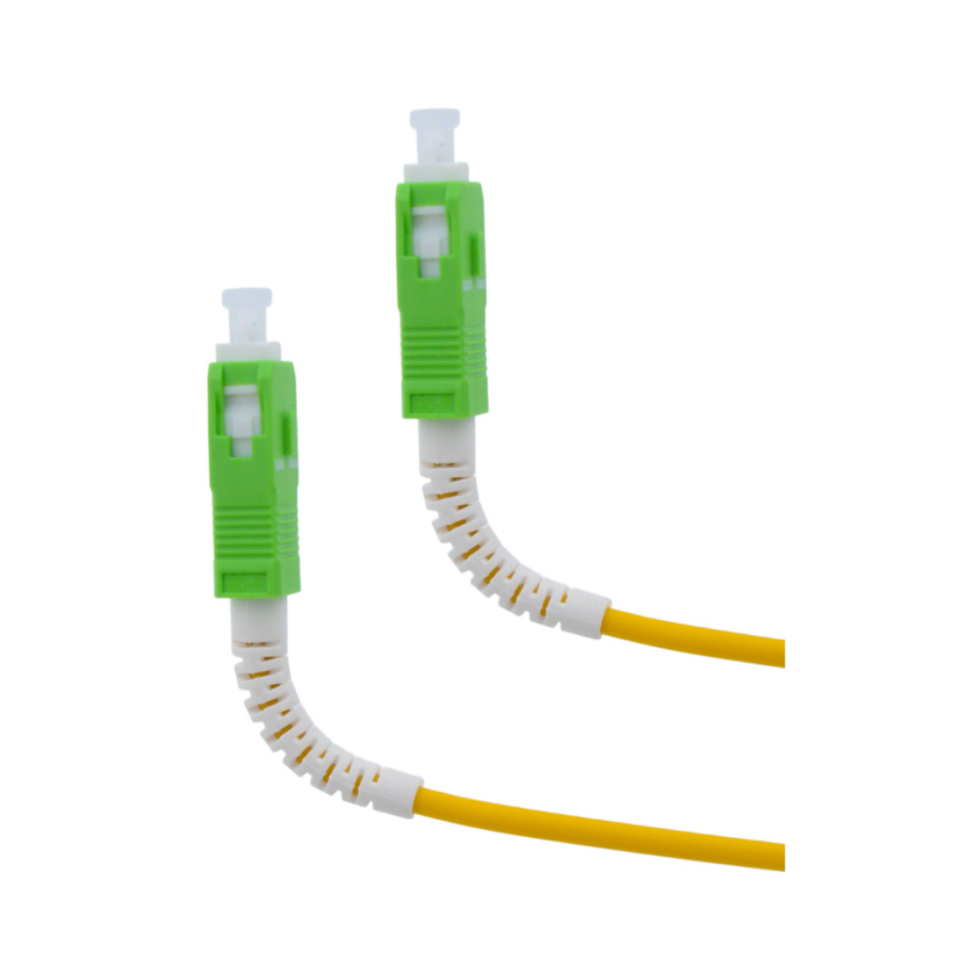 Cabo monomodo simplex LSZH super flexível SC/APC-SC/APC, 5m
