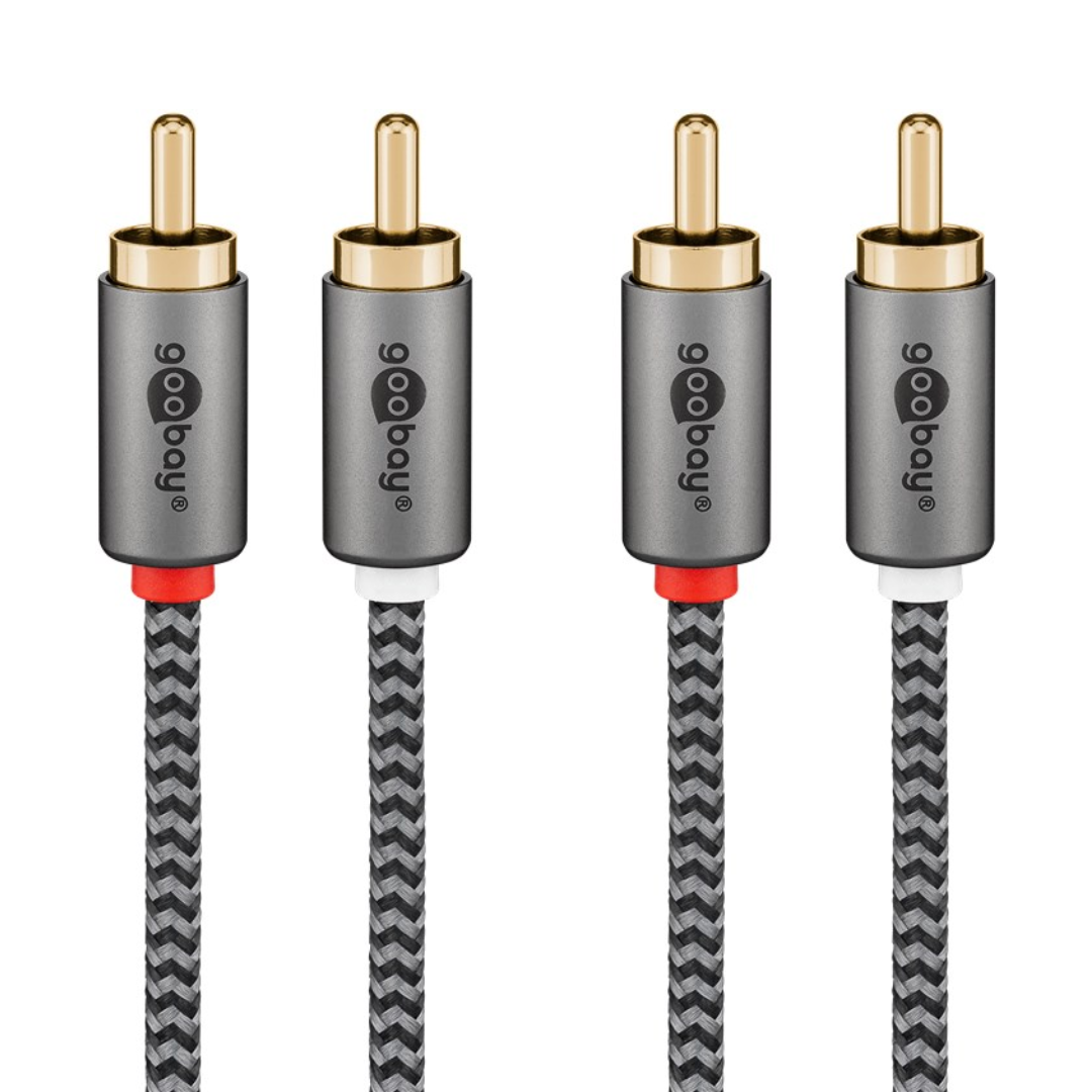 Cabo RCA estéreo de 0,5 m