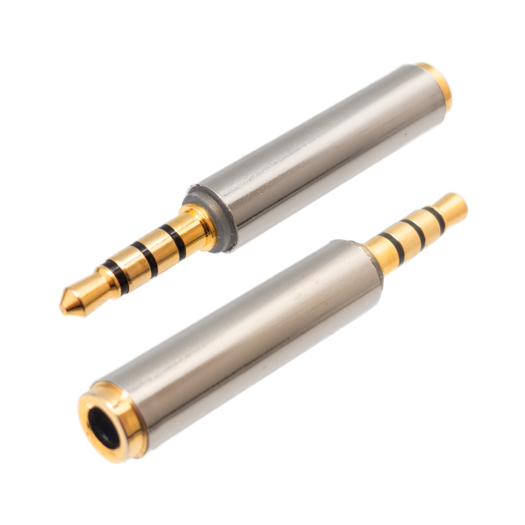 Adaptador cruzado 3,5 mm 4c H/H
