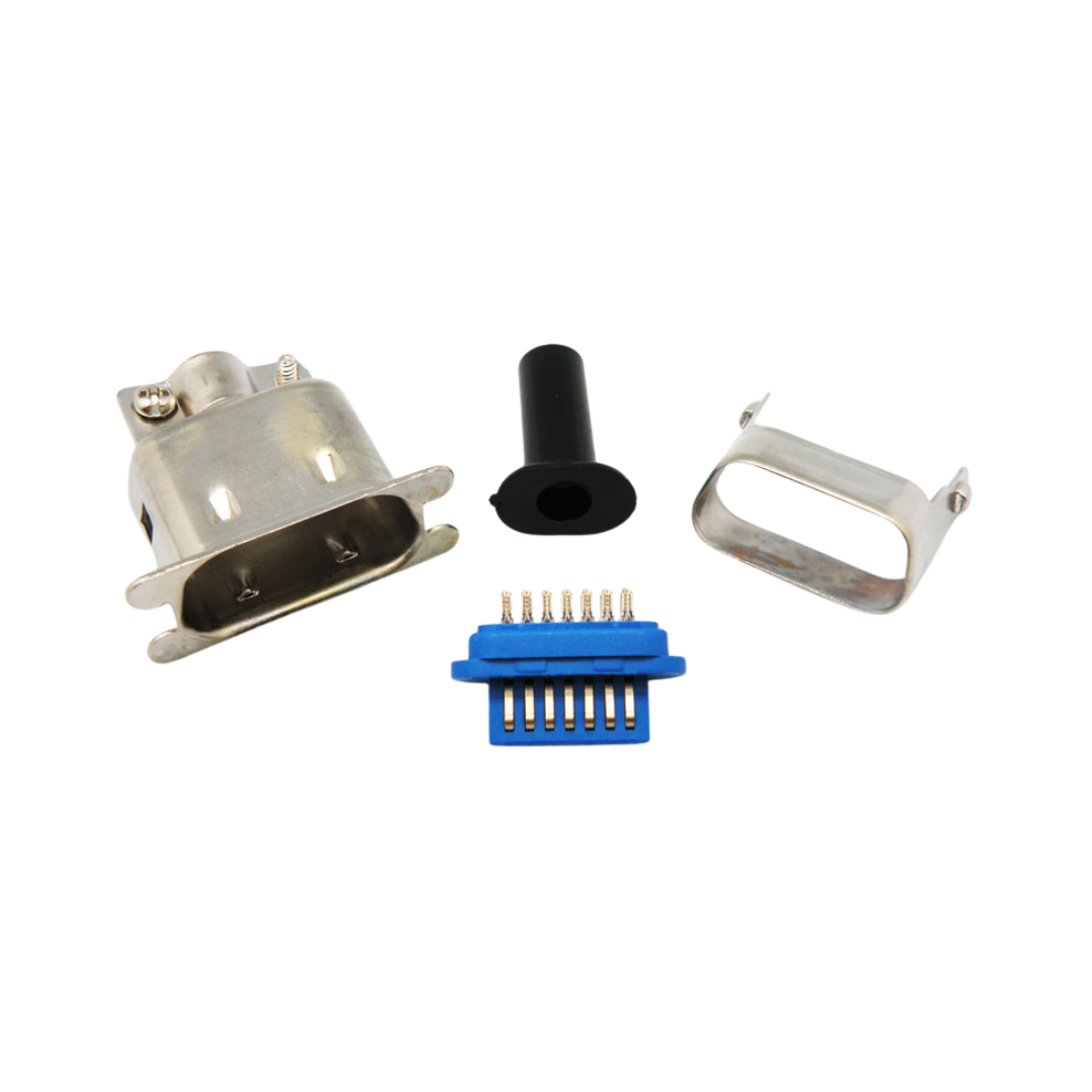 CENTRONIC 14P MALE AERIAL CONNECTOR, FOR SOLDERING