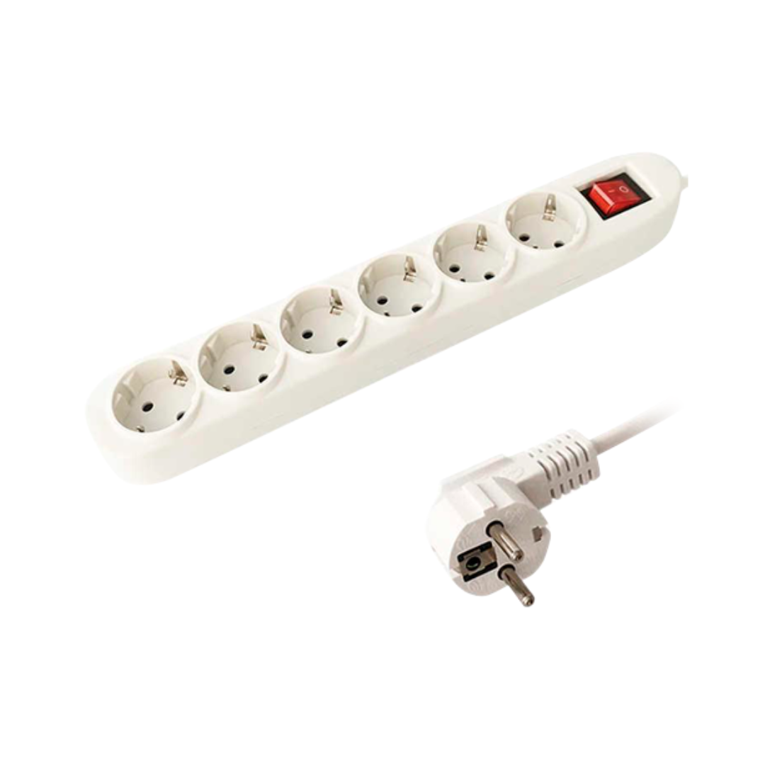 Tomada múltipla - 6 tomadas