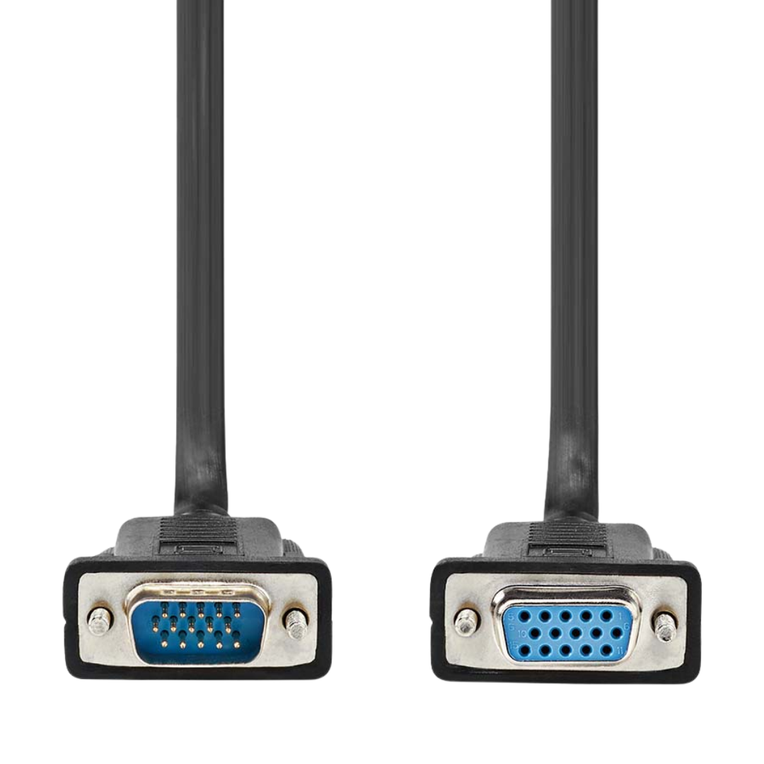 VGA Male to Female Cable 10m Black