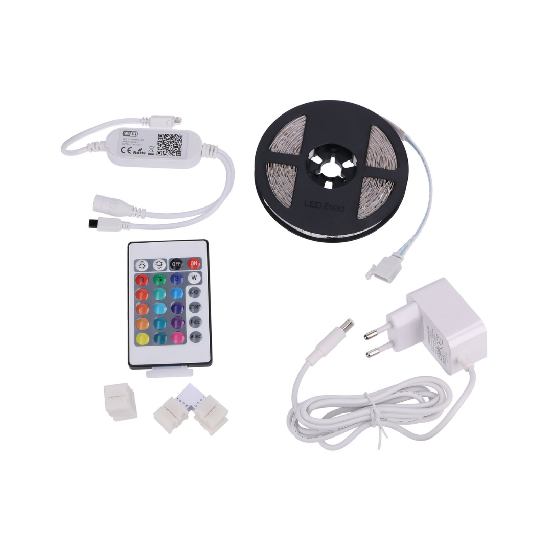 SOUND LED 11.5W RGB LED STRIP -100-240V/50-60Hz IP20 5m