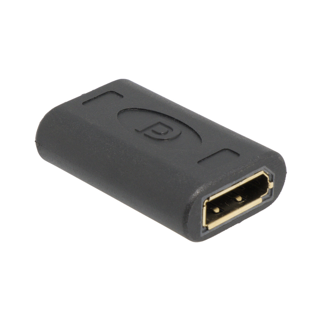 Dual Female DisplayPort Splice/Coupler
