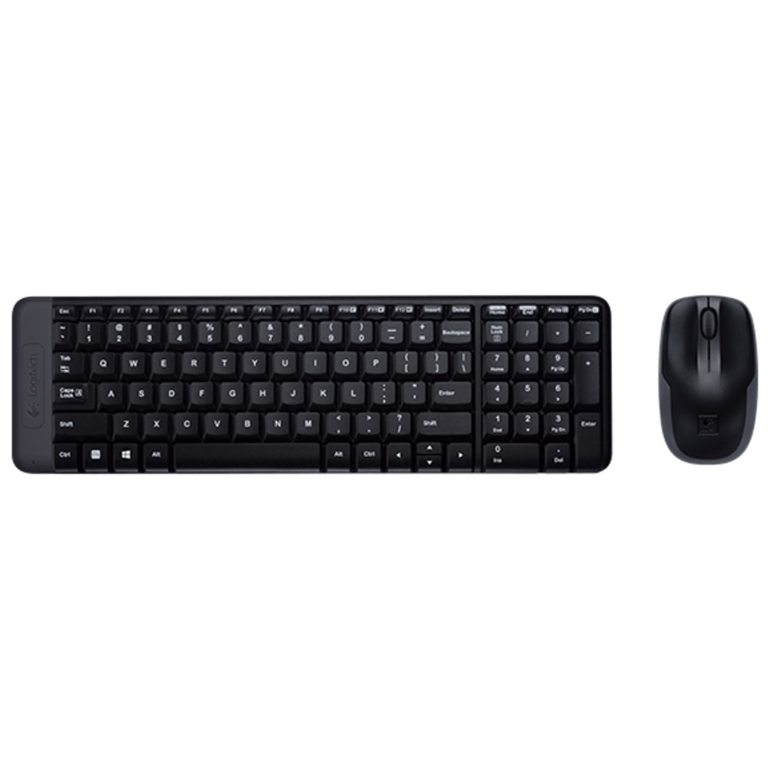 Teclado e rato sem fios óticos Logitech MK220