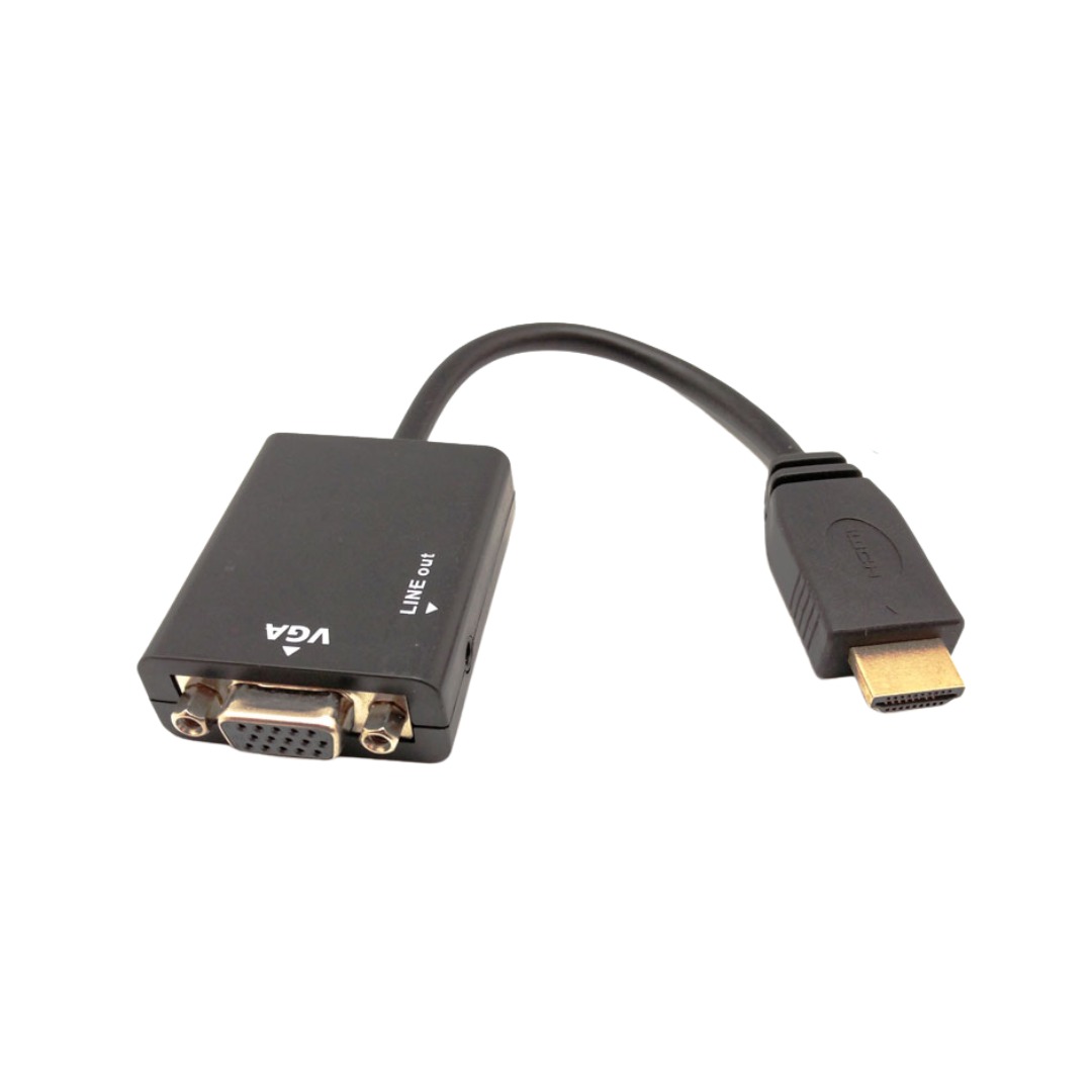 Conversor HDMI Macho a VGA + Audio 0,22cm