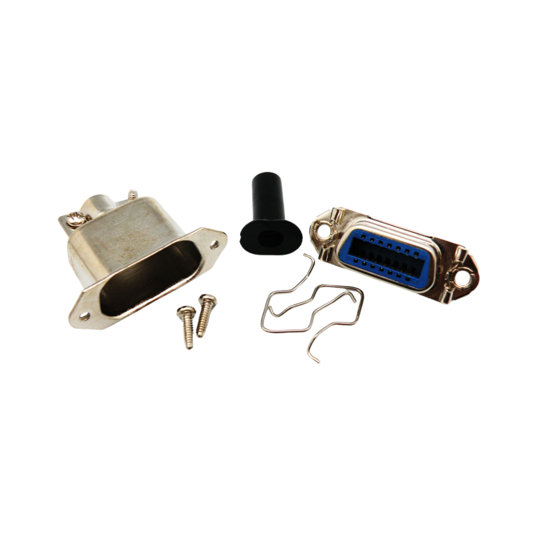 CONECTOR CENTRONIC HEMBRA 14P AEREO, PARA SOLDAR
