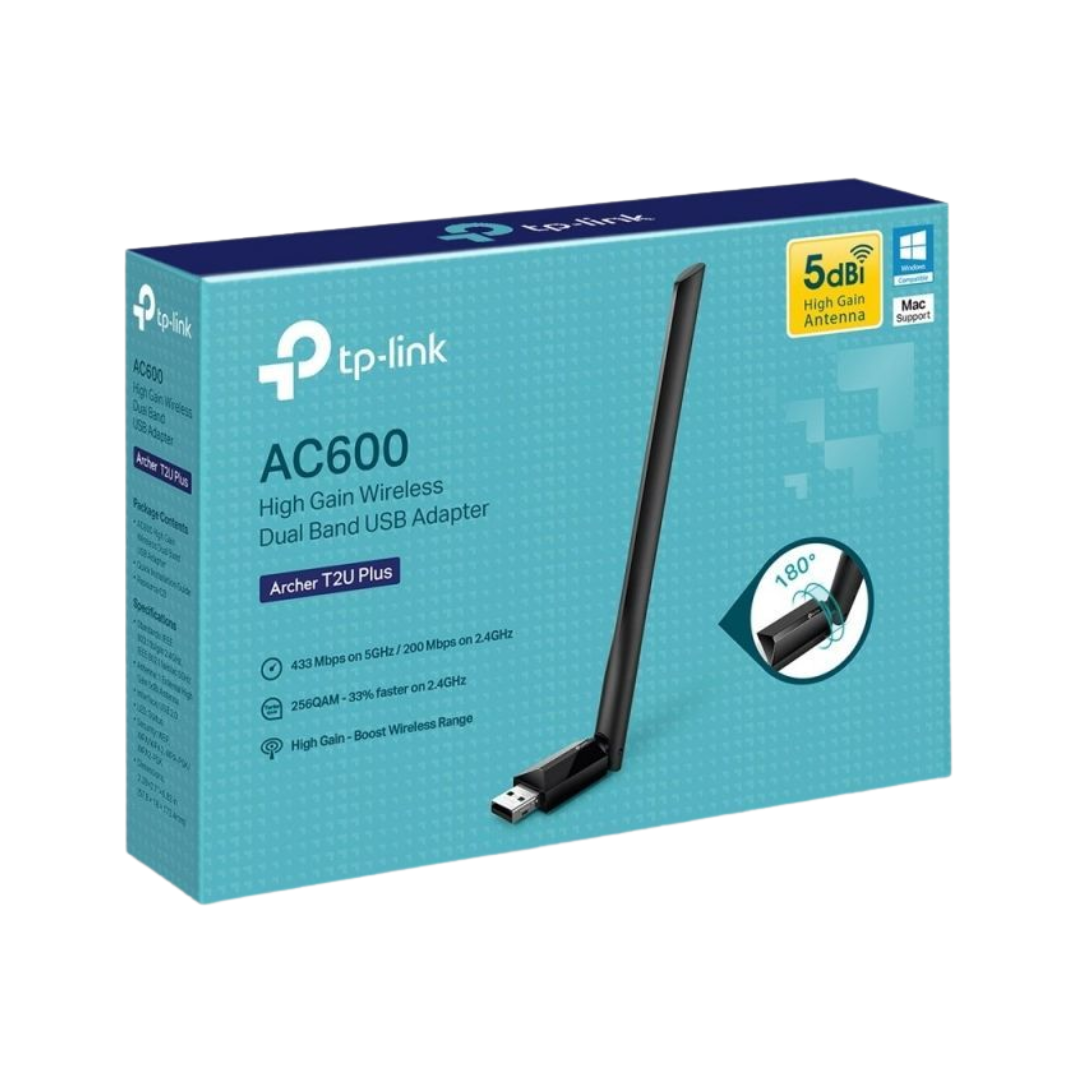 Dual-band 5DBI USB network adapter