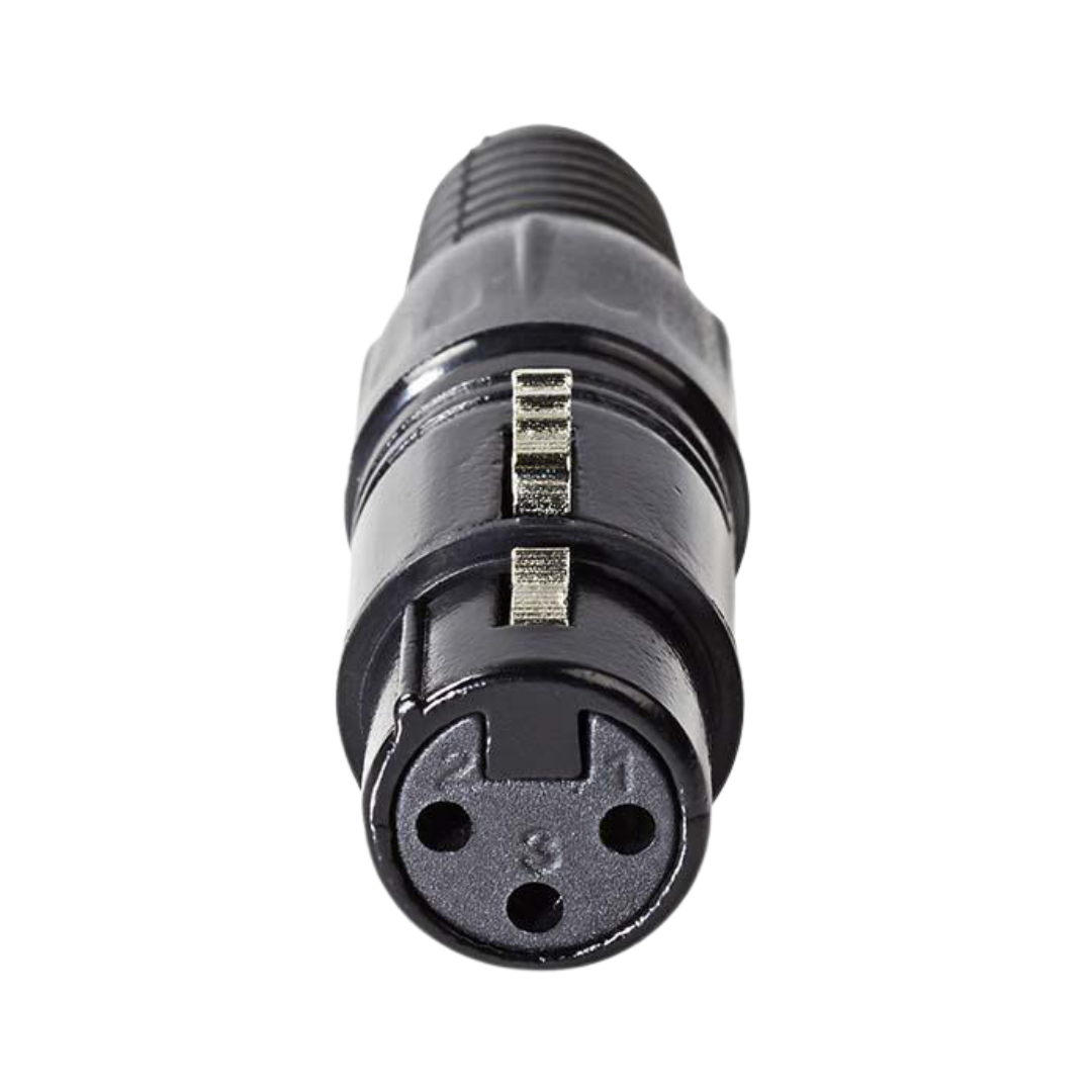 3-pin female XLR connector