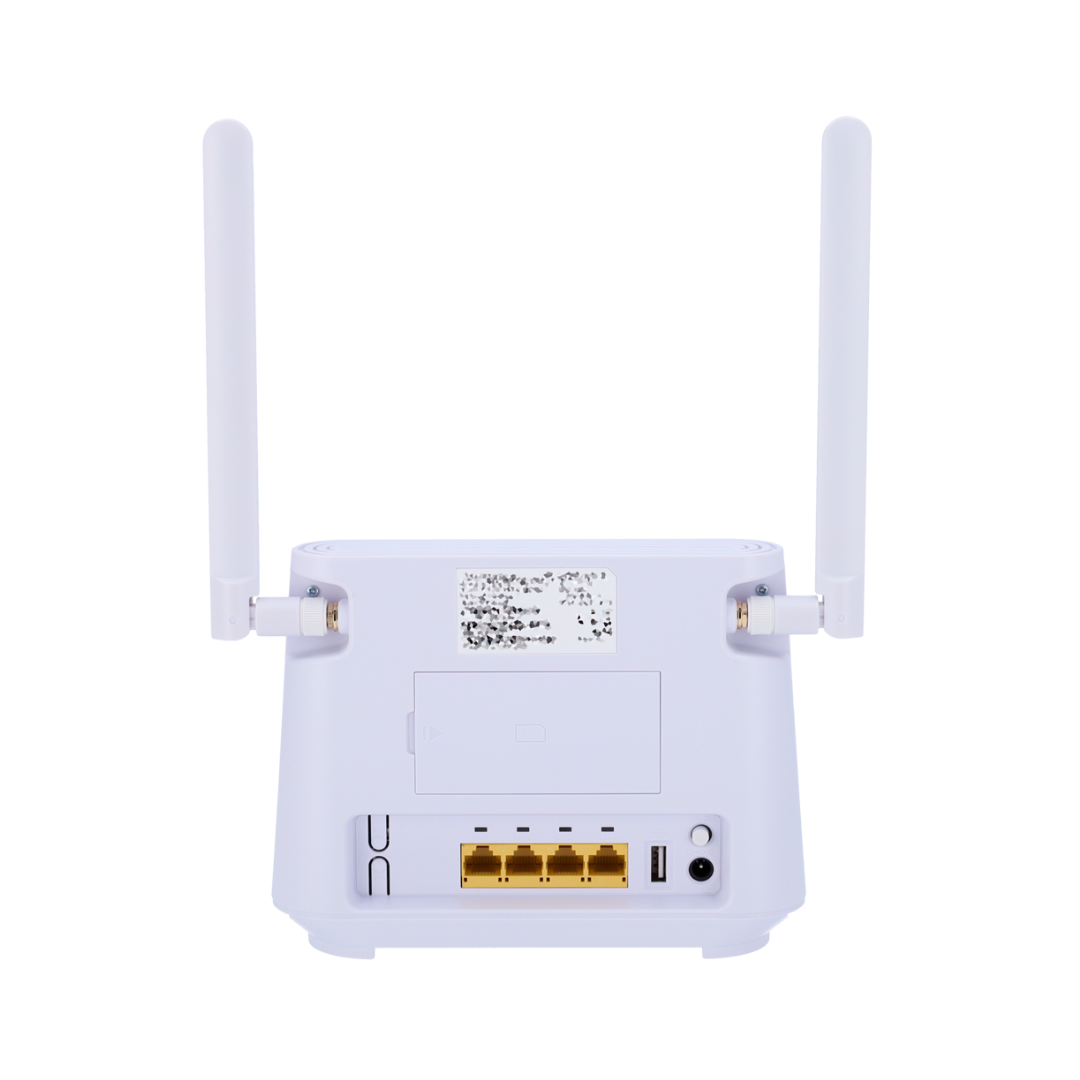 Router 4G Cat 6 Conexión RJ45 10/100/1000 o WiFi 802.11 b/g/n/ac Hasta 64 conexiones WiFi simultáneas (32+32) Batería 7.4V 2000