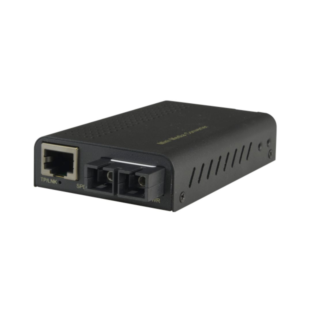 Conversor de medios - Ethernet RJ45 - Fibra multimodo - Conector SC dúplex - TRx 850 nm - Gigabit - Máximo 550 m