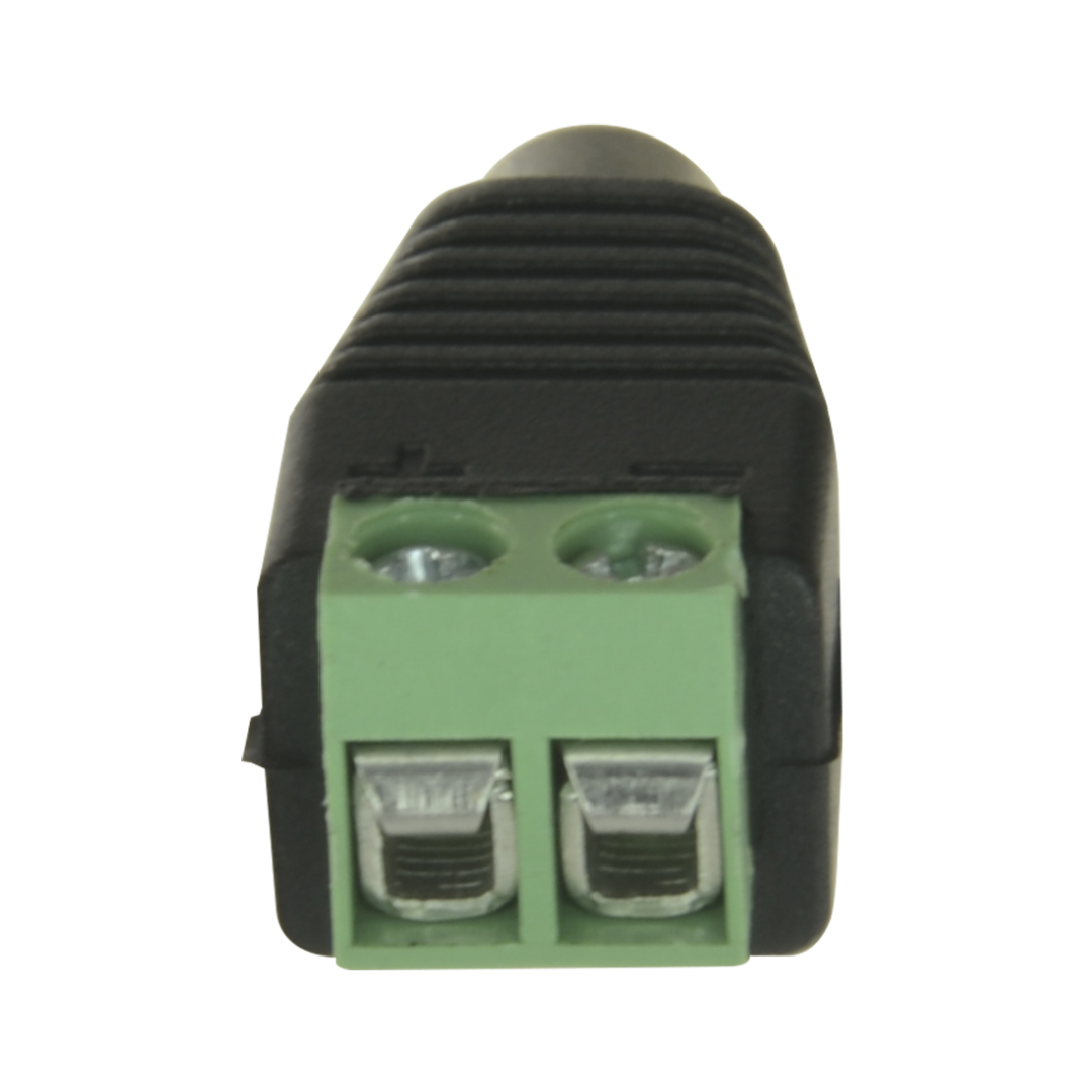 DC Male Connector with 2 Terminal +/- Output.