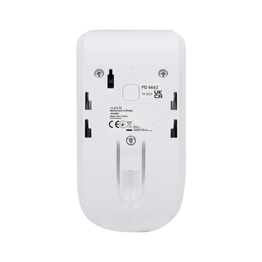 Ajax Superior Fotodetector petición de imagen Alimentación 2 pilas CR123A 3.0 V Panasonic Inalámbrico 868 MHz Jeweller