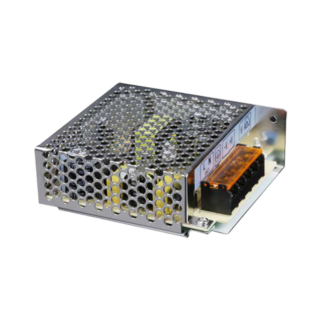 Fuente de alimentación conmutada - Entrada AC 100 240 V - Salida DC 12 V / 5 A (60W) - Salida regulable 11 15 V - Protegida ante sobretensiones y picos de corriente