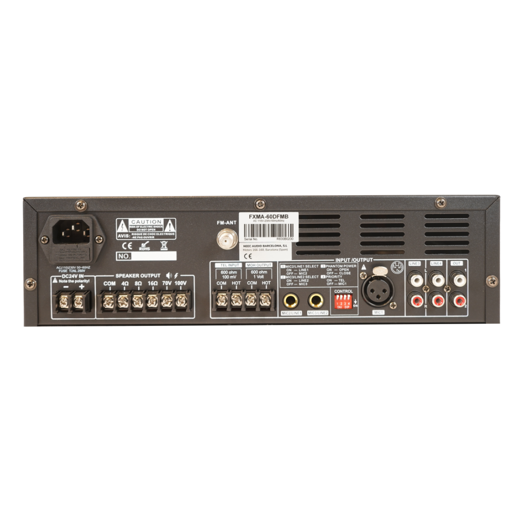 Amplificador 60w Mixing Amplificador DFMBT