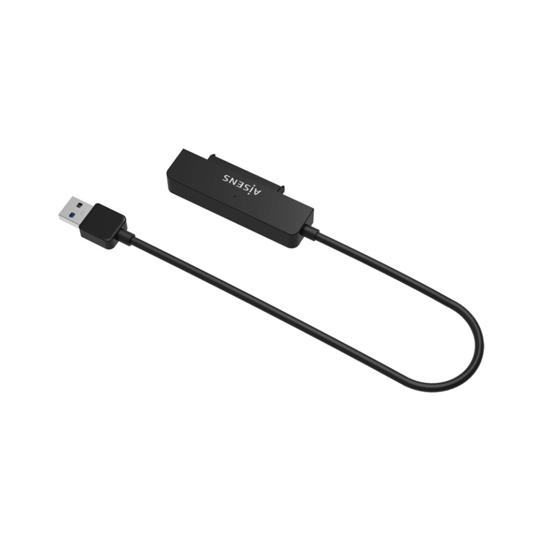 Adaptador SATA para USB 3.0/USB 3.1 Gen 1 ASE-25A03B, preto