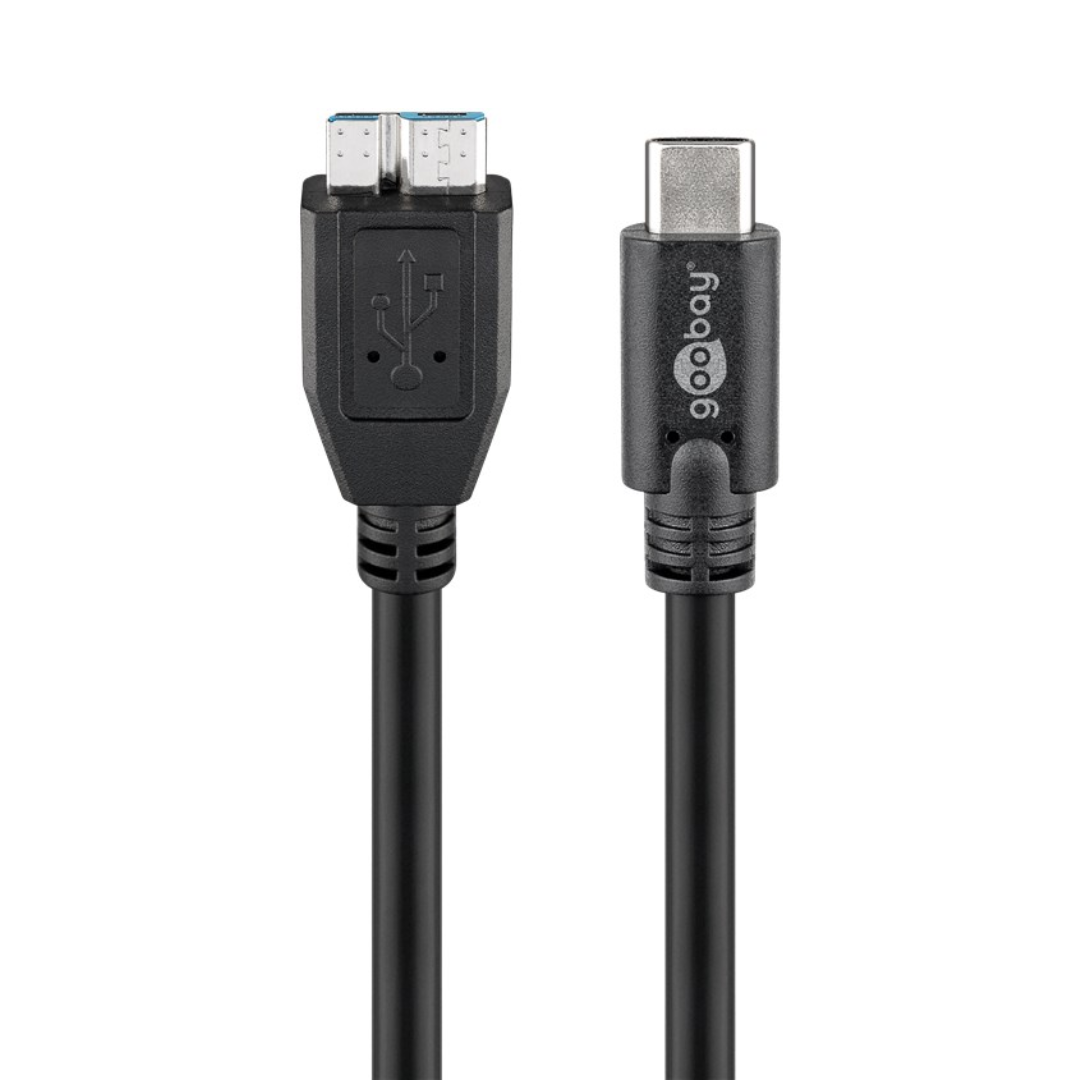 Cabo Micro USB 3.0 Superspeed C de 0,60 m