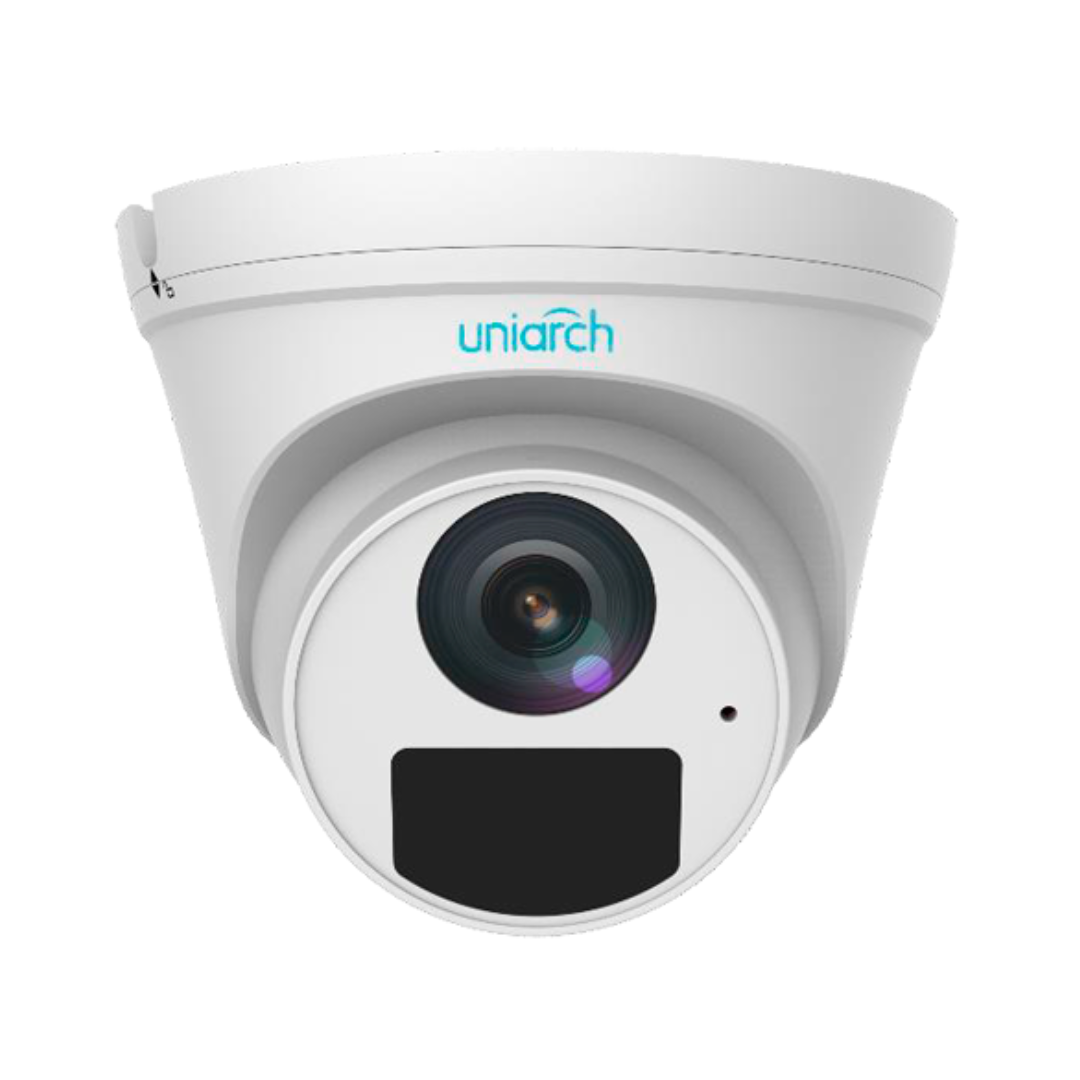 Uniarch 4 Megapixel IP Camera, 1/3" Progressive Scan CMOS, 2.8mm Lens, IR LEDs, 30m Range, Integrated Microphone, Microphone Slot