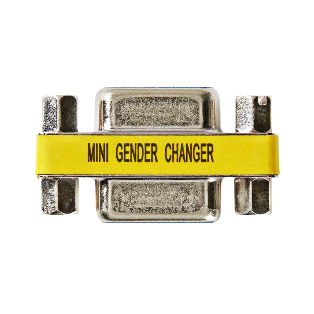 Adaptador de género VGA fêmea para VGA fêmea