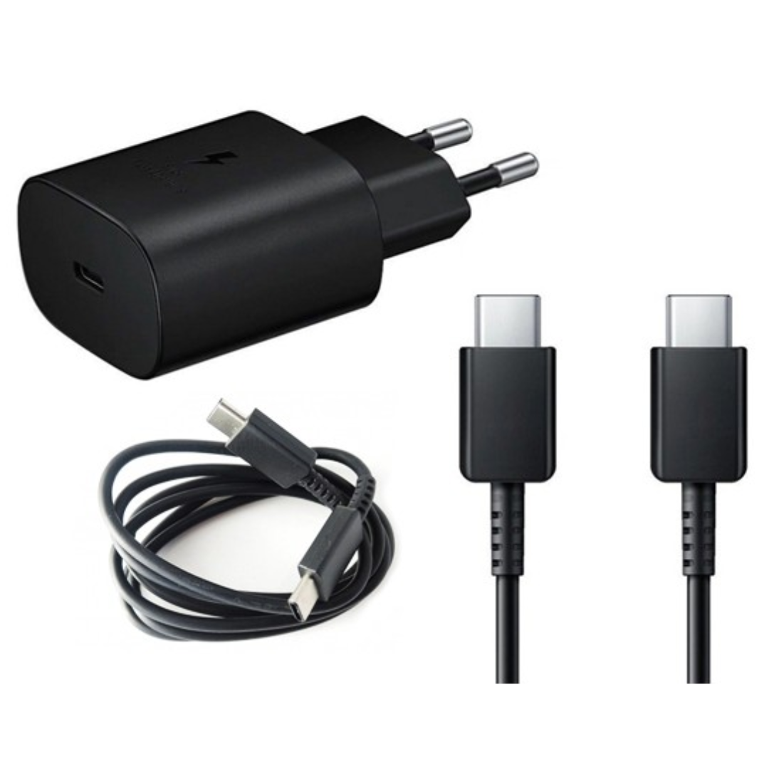 SAMSUNG USB-C 3A BLACK WALL CHARGER