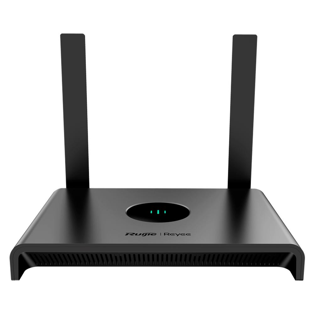 Router Wi-Fi Reyee 4 N300 - 4 portas RJ45 10/100 Mbps - 802.11n 2x2 MIMO Banda de 2,4 GHz