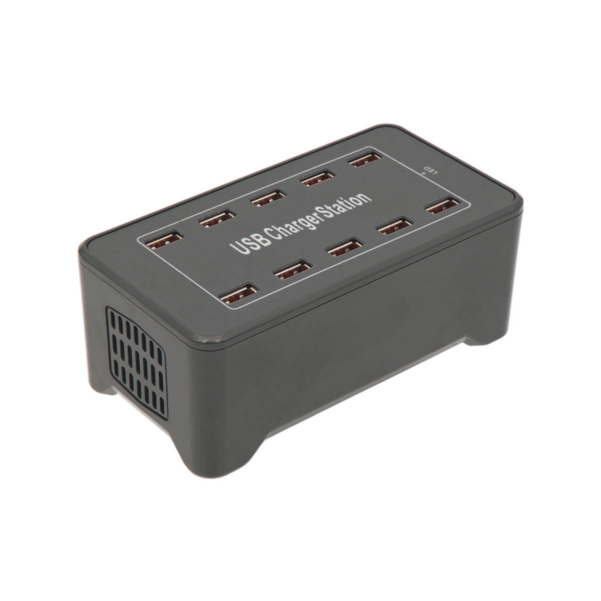 Base de carregamento USB de 100 W – 10 portas USB-A