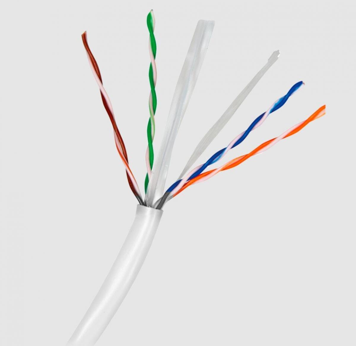 Cabo Uniview UTP CAT 6 OFC em bobine de 305 metros, 100% cobre, 24 AWG CPR DCA LSZH