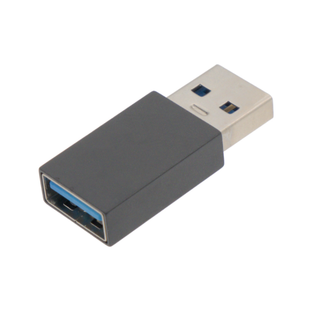 Adaptador USB DataBlocker: Proteção compacta e portátil contra ciberameaças.
