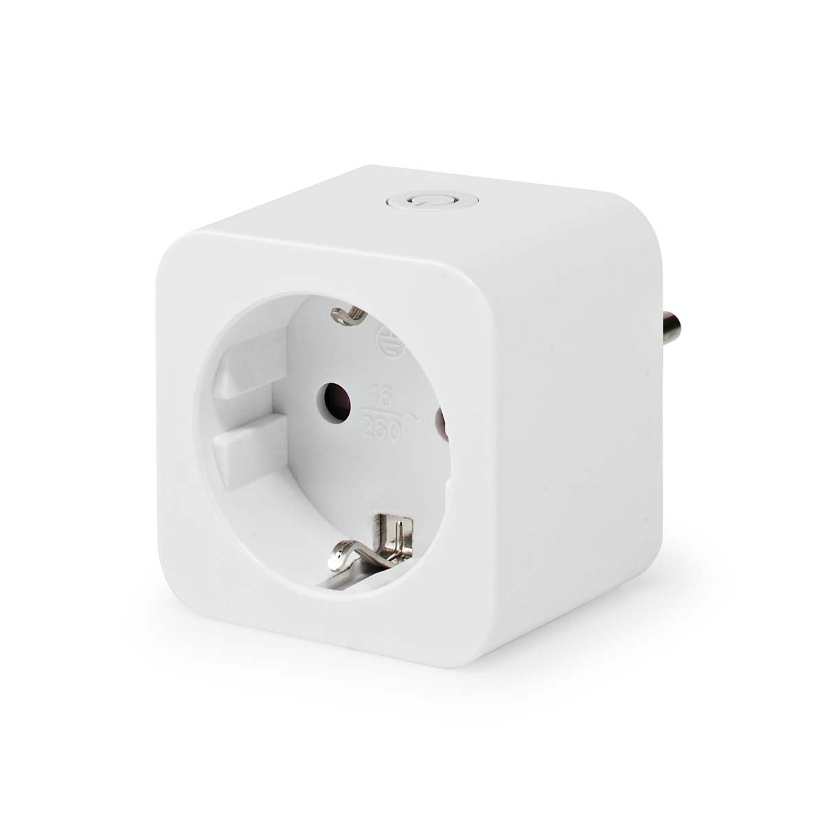 SmartLife Wi-Fi Smart Plug | IP21 | Power Meter | 3680 W | Type F (CEE 7/3) | 0 - 55 °C | Android™ / iOS | White | 1 pc