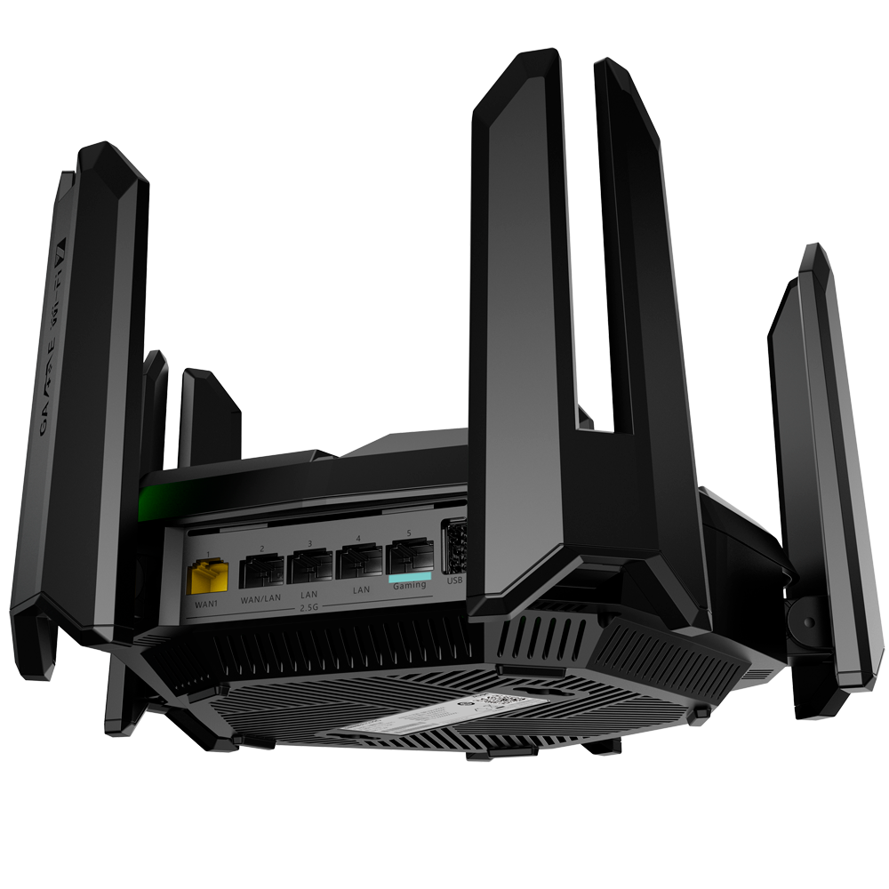 Router Wi-Fi Mesh Gigabit 7 BE7200 | 5 portas RJ45 10/100/1000/2500 Mbps