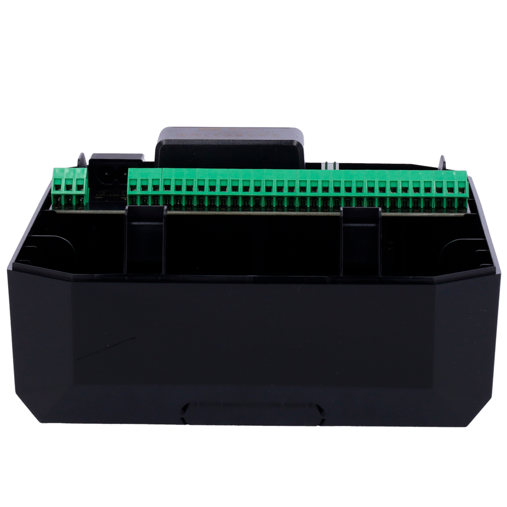 AJAX radio multi-transmitter with up to 18 wired alarm and tamper inputs. Configurable alarm.