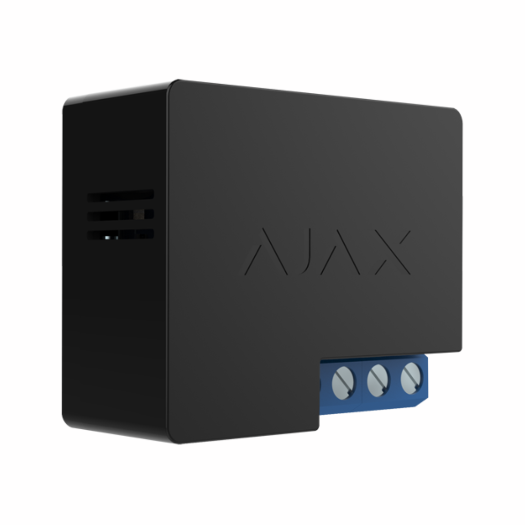 Relé de Potencia Inalámbrico Ajax WallSwitch Negro