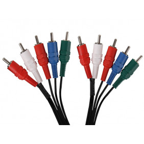 Cable RGB 5xrca (M/M) 3m Cables