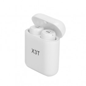 Auricular Inalámbrico Bluetooth X3T Blanco Auriculares