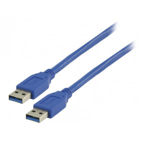 Cable USB 3.0 (A Macho / A Macho) de 0,50m Azul