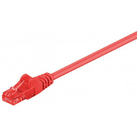 Cable DE Conexión UTP Cat6 Rojo 0.50 m.