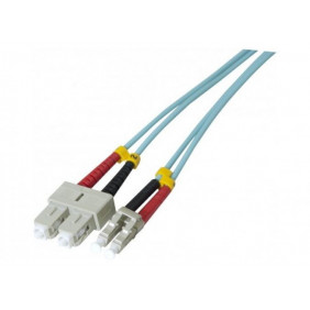 Cable de Fibra Óptica LC a SC Duplex Multimodo OM3 1m Cables
