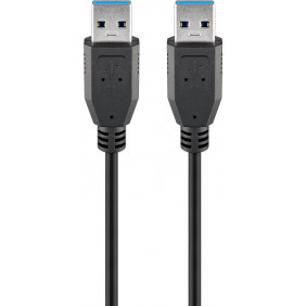 Cable USB 3.0 (A Macho / A Macho) de 5.00m Negro