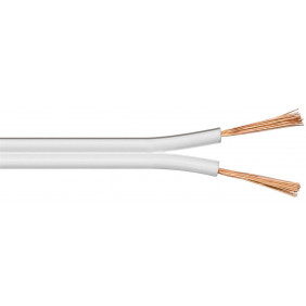 Cable de Altavoz Blanco 2x1.5 mm 25m