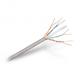 Cable de red CAT 6, U / UTP, Gris - CU, AWG 24 (Sólido), Lszh Cables