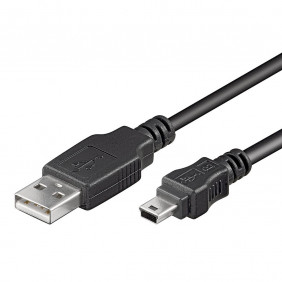 Cable USB 2.0 (Am/mini 5p/m) de 0.20m Cables