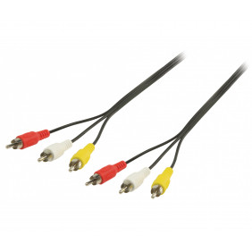 Cable Audio-video (3xrca-m/m) 10m Cables