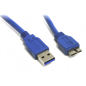 Cable USB 3.0 (A Macho / Micro Macho) de 0.50m Azul