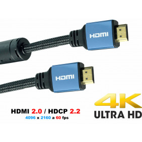Super Cable Hdmi Versión 2.0 Ultra HD - 0,7m