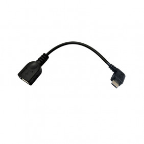 Adaptador USB A/F a Micro Acodado M OTG