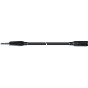 Cable Audio Instrumento Estéreo TRS Jack 6.3mm Macho a 1m XLR 3pin de 2 m.