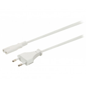 Cable Europeo-iec-320-c7 Blanco 2m