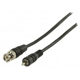 Cable Rca/m - Bnc/m Negro de 3m